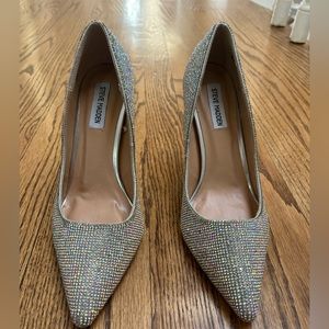 Steve Madden sparkle rhinestone heels